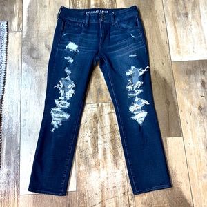 American Eagle 360 super super stretch jeans size 8